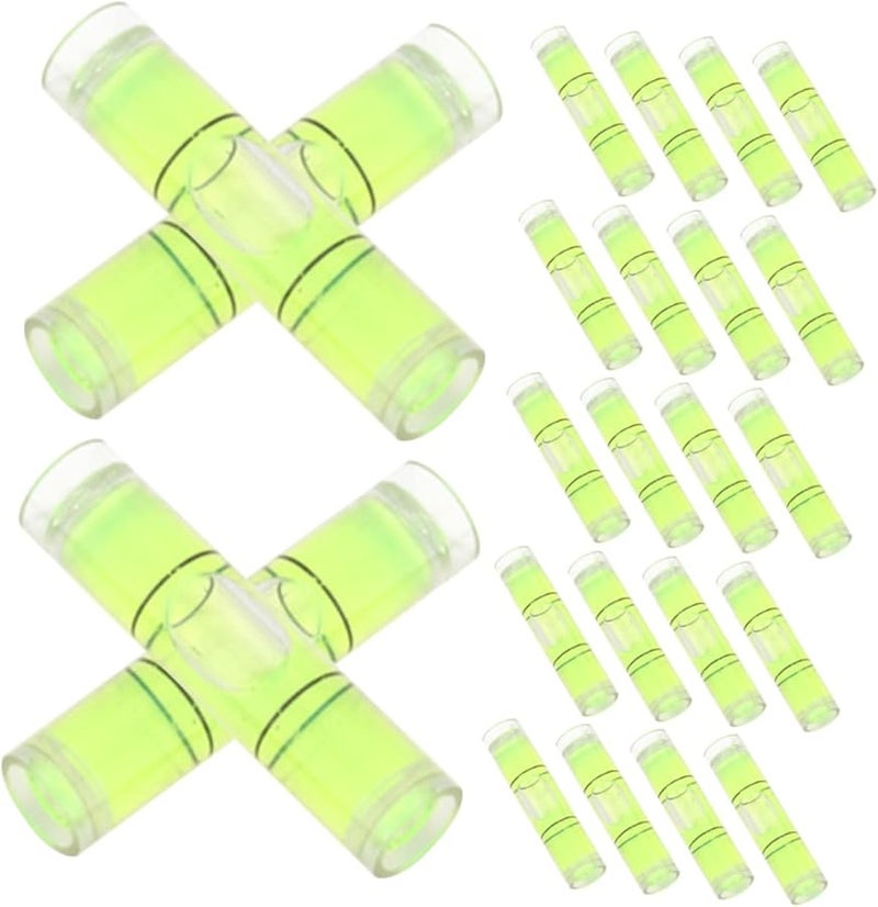 Uonlytech 100 قطعة مجموعة مستوى الفقاعة حجم صغير تصميم متين للاستخدام المنزلي وتأطير الصور - Image 1